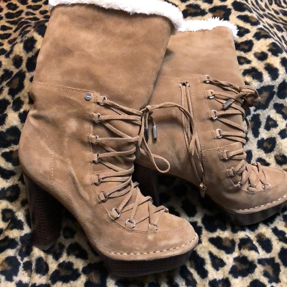 Calvin Klein winter heel boots
